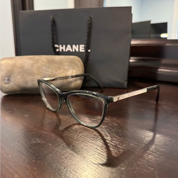 CHANEL Accessories - Chanel 3330-H Green Frames